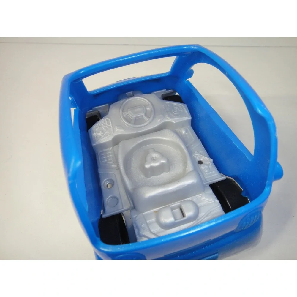 Fisher-Price Little People Blue Toy Car Smiling Face Vehicle 2023 Mattel Wheels
